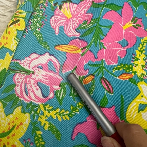 VTG Lilly Pulitzer The Minnie Skirt 1970s Rare Print Size 14 - Picture 9 of 9